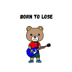 [LINEスタンプ] PUNKROCKKUMA