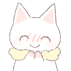 [LINEスタンプ] えりまきねこ