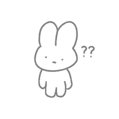 [LINEスタンプ] そんなに使えないうさぎ