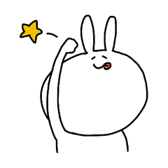 [LINEスタンプ] AGO's うさぎ