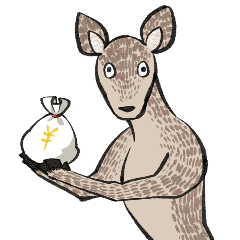 [LINEスタンプ] またあの鹿、沼に落ちてる