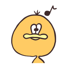[LINEスタンプ] おれんじのひよこのスタンプ