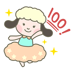 [LINEスタンプ] ハピネス・シープのがっこうスタンプ