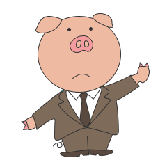 [LINEスタンプ] 仮ぶたりーまん