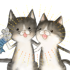 [LINEスタンプ] ぷにぷにねこちゃんすたんぷ