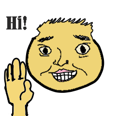 [LINEスタンプ] 中年の顔