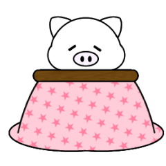 [LINEスタンプ] シンプルにブタ