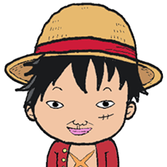 [LINEスタンプ] ONE PIECE とこまスタンプ