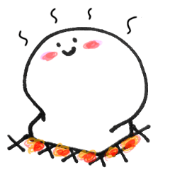 [LINEスタンプ] おもち☆冬バージョン