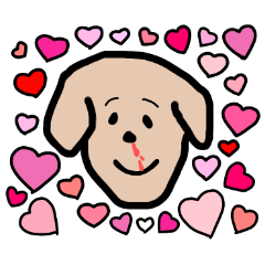 [LINEスタンプ] よくわからない茶色い犬