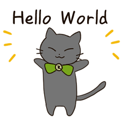 [LINEスタンプ] くろにゃすスタンプ