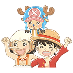 [LINEスタンプ] ゆるっとかわいい！ ONE PIECE 日常スタンプ