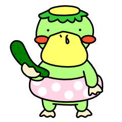 [LINEスタンプ] カッパのパースケ