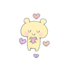 [LINEスタンプ] pastel cute bear