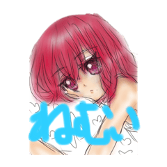 [LINEスタンプ] 女の子とどうぶつたち