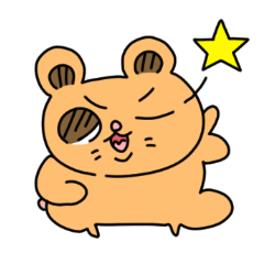 [LINEスタンプ] くまぷのすたんぷぷぷ(普段使いVer)