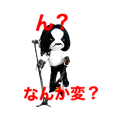 [LINEスタンプ] black metal dolls