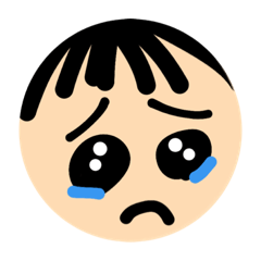 [LINEスタンプ] 丸顔ちゃんのスタンプ