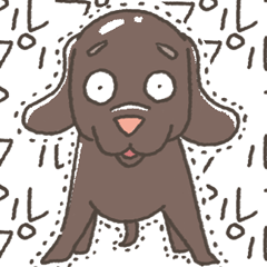 [LINEスタンプ] 2匹のダックスフンドのBIGスタンプの画像（メイン）