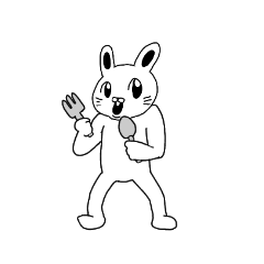 [LINEスタンプ] うさぎ？？？？？