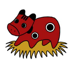 [LINEスタンプ] 赤べこシリーズ