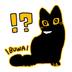 [LINEスタンプ] KURONEKOSの画像（メイン）