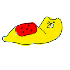 [LINEスタンプ] 寄生クマ