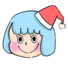 [LINEスタンプ] クリスマスのクリスちゃん