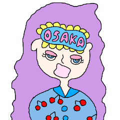 [LINEスタンプ] おおさかがーる