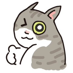 [LINEスタンプ] あいな農園のスタッフ、猫のまこもだよ