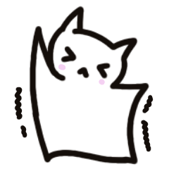 [LINEスタンプ] ちっちゃな白ねこ2