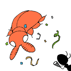 [LINEスタンプ] ヒゲブトさんとアリスタンプ