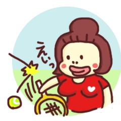 [LINEスタンプ] テニス仲間と使えるスタンプ