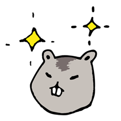 [LINEスタンプ] ハムフレ かるくん2の画像（メイン）