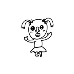 [LINEスタンプ] 兎とおまけの豆ちゃん