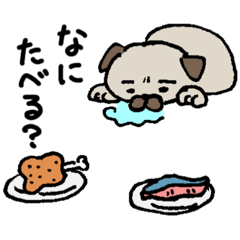 [LINEスタンプ] ゆかいなお犬様の画像（メイン）