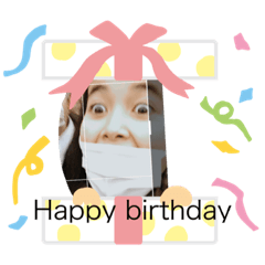 [LINEスタンプ] Happy birthday Maria Brooks