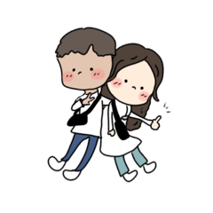 [LINEスタンプ] ka＆ri