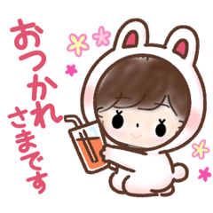 [LINEスタンプ] フルートpico先生とかわいい仲間たち