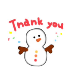 [LINEスタンプ] 雪だるまん2020