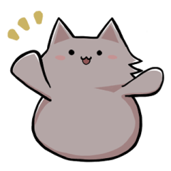 [LINEスタンプ] もふゆるネコの画像（メイン）