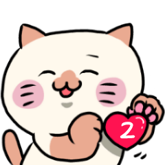 [LINEスタンプ] みそねこ2 冬に使えるスタンプの画像（メイン）