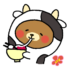 [LINEスタンプ] まるっこグマ