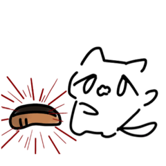 [LINEスタンプ] しゃけが好きな猫とキクラゲさとみ。、