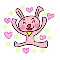 [LINEスタンプ] バンダナうさぎのゆかいな毎日