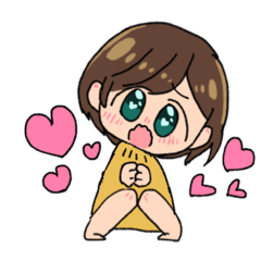 [LINEスタンプ] キイロちゃん 文字なしスタンプ