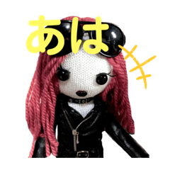 [LINEスタンプ] goth girl band girl