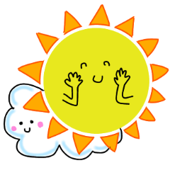 [LINEスタンプ] サンちゃんとクラウドくん