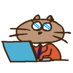 [LINEスタンプ] 弱気なビジネスマンのねこ