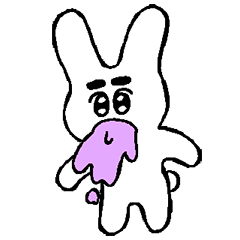 [LINEスタンプ] ウサギチリリ